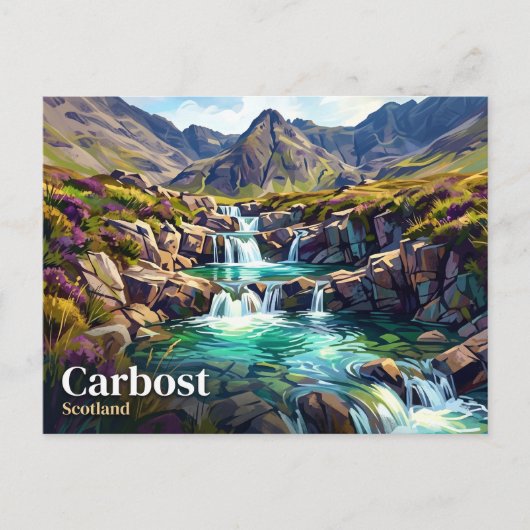 The Fairy Pools Schotland Briefkaart (Voorkant)
