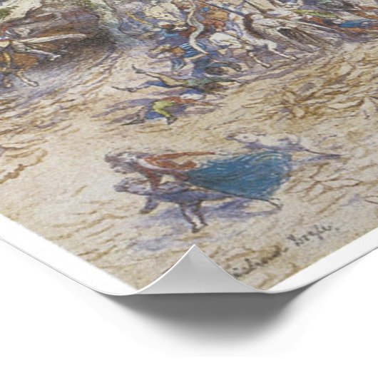 The Fairy Tree, Richard Doyle Poster (Hoek)