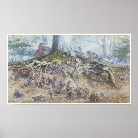 The Fairy Tree, Richard Doyle Poster (Voorkant)