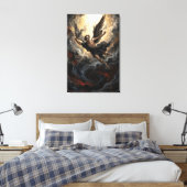 The Fall of Lucifer from Heaven Canvas Afdruk (Insitu (Slaapkamer))