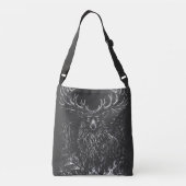 The Fallen Knight door BurnsInHell Crossbody Tas (Achterkant)