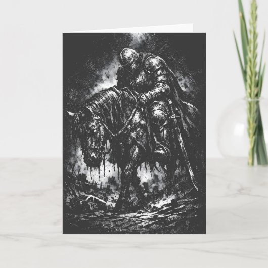 The Fallen Knight door BurnsInHell Kaart (Voorkant)