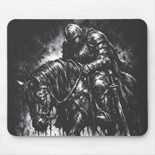 The Fallen Knight door BurnsInHell Muismat (Voorkant)