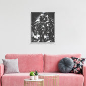 The Fallen Knight van BurnsInHell Canvas Afdruk (Insitu (Woonkamer))