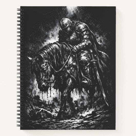 The Fallen Knight van BurnsInHell Notitieboek (Voorkant)