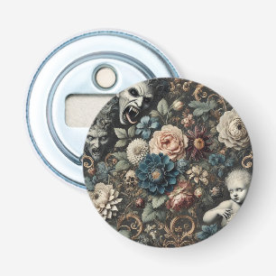 The Fallen Nursery – Gothic Floral Design Button Flesopener