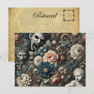 The Fallen Nursery – Gothic Floral Design Feestdagenkaart