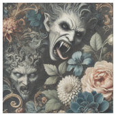 The Fallen Nursery – Gothic Statement Tegel Stof (Close Up)