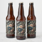 The Fallen Nursery – Gotische bloemschikking Bier Etiket (Flessen)