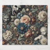 The Fallen Nursery – Gotische bloemschikking Bier Etiket (Enkel label)
