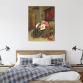 The Family Album, 1869 (olie op canvas) Canvas Afdruk (Insitu (Slaapkamer))