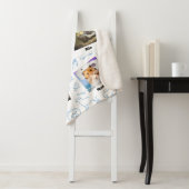 The Family Menagerie – Mixed Pet Custom Photo D Sherpa Deken (In situ)