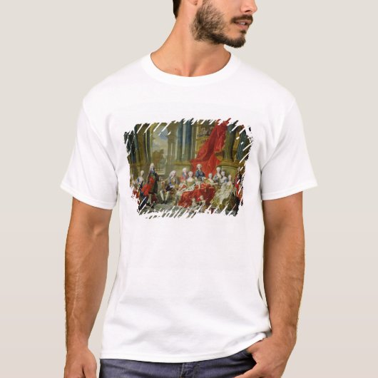The Family of Philip V, 1743 (olie op canvas) T-shirt (Voorkant)