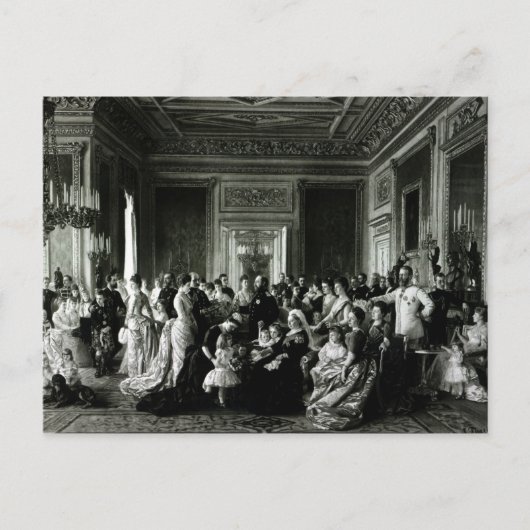 The Family of Queen Victoria, 1887 Briefkaart (Voorkant)