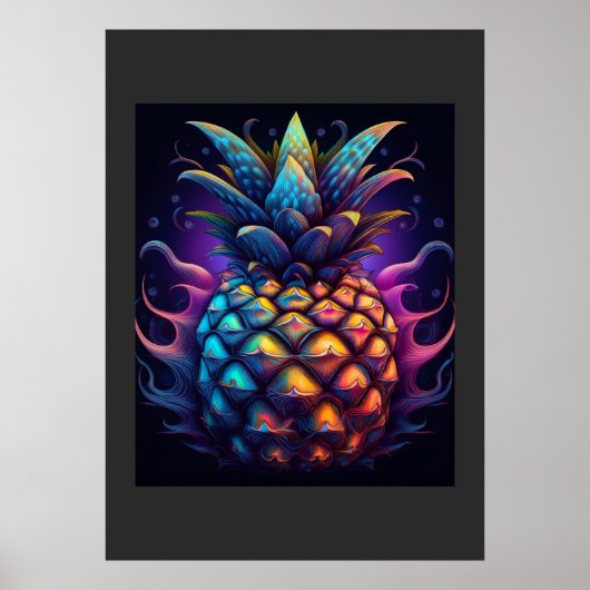 The Famous Mandelbrot Pineapple Poster (Voorkant)