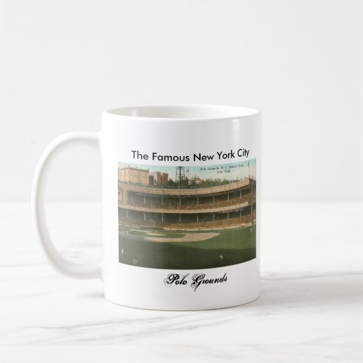 The Famous Polo Grounds Baseball Park, New York Koffiemok (Links)