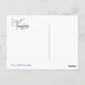 The Fan Club post card... Briefkaart (Achterkant)