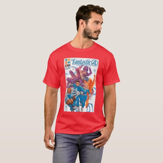 The Fantastic Four First Steps Comic Book Cover Ar T-shirt (Voorkant volledig)