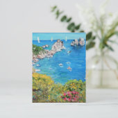 The Faraglioni Rocks - Briefkaart (Staand voorkant)