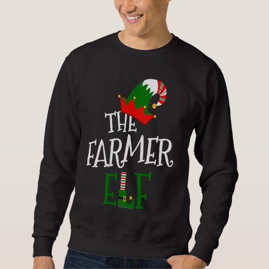 The Farmer Elf Family Matching Group  Christmas Co Trui (Voorkant)