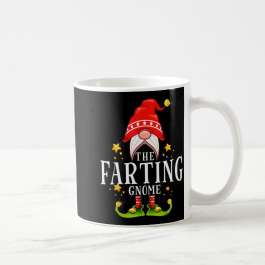 The Farting Gnome Christmas Matching Koffiemok (Rechts)