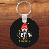 The Farting Gnome Christmas Matching  Sleutelhanger (Voorkant)