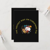 the fastest rie on the christmas eve kaart (Voorkant / Achterkant in situ)