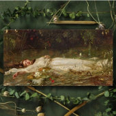 The Fate of Ophelia Greeting Card Kaart