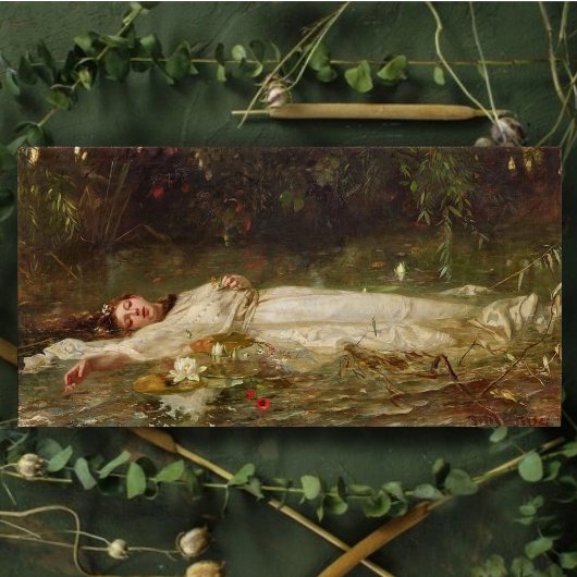 The Fate of Ophelia Greeting Card Kaart