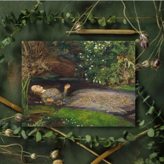 The Fate of Ophelia Greeting Card Kaart