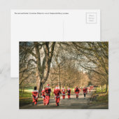 The Father Christmas 10km run in Greenwich, London Feestdagenkaart (Voorkant / Achterkant)