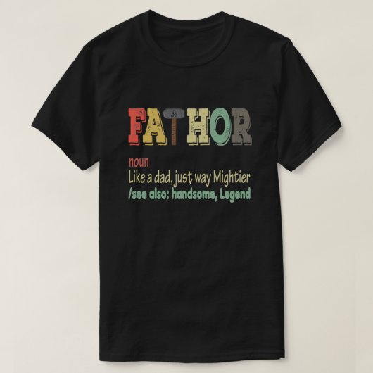 THE FATHER THE LEGEND Father's Day Dad T-Shirt (Design voorkant)