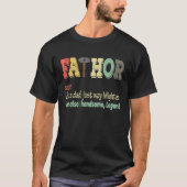 THE FATHER THE LEGEND Father's Day Dad T-Shirt (Voorkant)