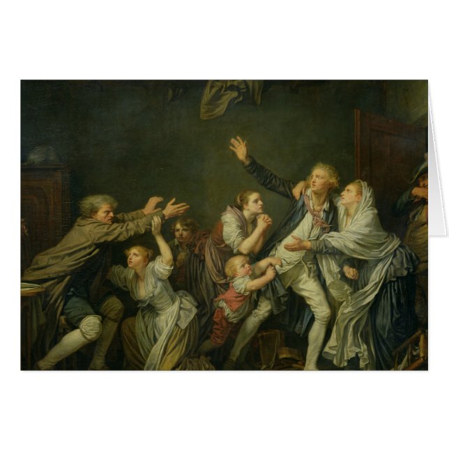 The Father's Curse of The Undankbaar Son, 1777 (Voorkant Horizontaal)