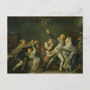 The Father's Curse of The Undankbaar Son, 1777 Briefkaart