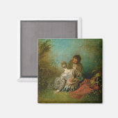 The Faux Pas, c.1717 (olie op canvas) Magneet (Voorkant / Achterkant)