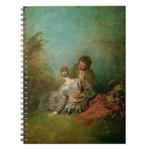 The Faux Pas, c.1717 (olie op canvas) Notitieboek