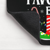 The Favorite Elf Funny Xmas Matching Family Christ Muismat (Hoek)