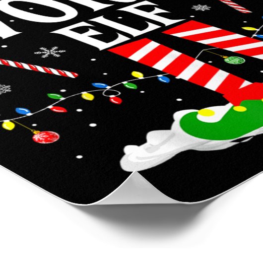 The Favorite Elf Funny Xmas Matching Family Christ Poster (Hoek)