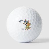 The Fe-Line Fairway Cat Golf Ball Golfballen (Voorkant)