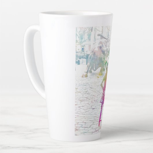 The Fearless Girl (Watercolor) Latte Mok (Linkerhoek)