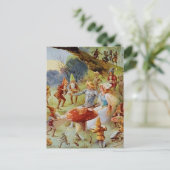 “The Feast” Fairy Art By E S Hardy Briefkaart (Staand voorkant)