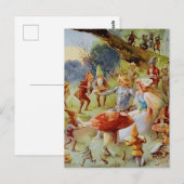 “The Feast” Fairy Art By E S Hardy Briefkaart (Voorkant / Achterkant)