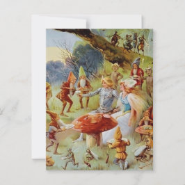 “The Feast” Fairy Art By E S Hardy Briefkaart