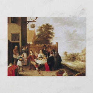 The Feast of the Prodigal Son, 1644 Briefkaart