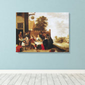 The Feast of the Prodigal Son, 1644 Canvas Afdruk (Insitu (Houten vloer))