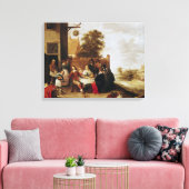 The Feast of the Prodigal Son, 1644 Canvas Afdruk (Insitu (Woonkamer))