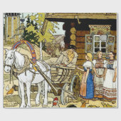 "The Feather of Finist" van Ivan Bilibin Cadeaupapier (Vlak)