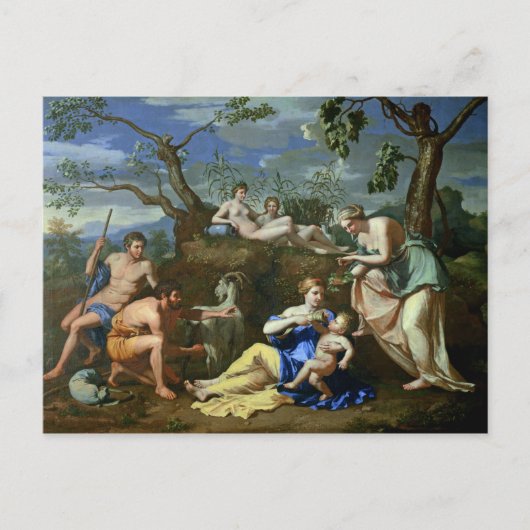 The Feeding of the Child Jupiter, c.1640 Briefkaart (Voorkant)