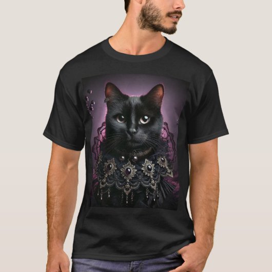 The Feline Enchantment: Bewakers van mysteries T-shirt (Voorkant)